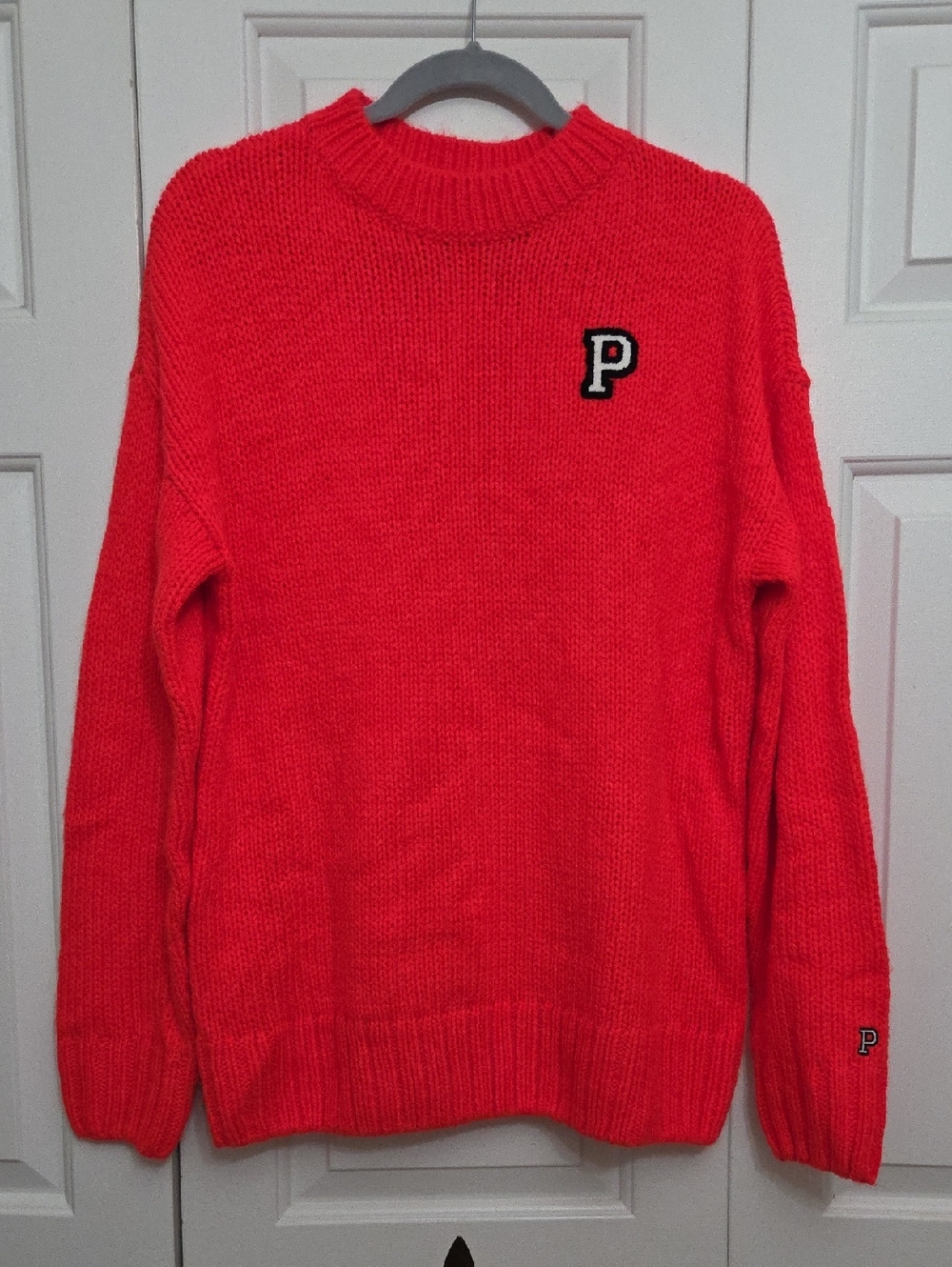 Victoria's Secret PINK Boyfriend Crewneck Chunky Knit Sweater/ Small